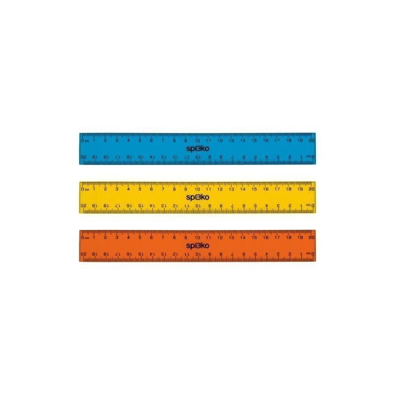 Spoko pravítko 20 cm - mix barev