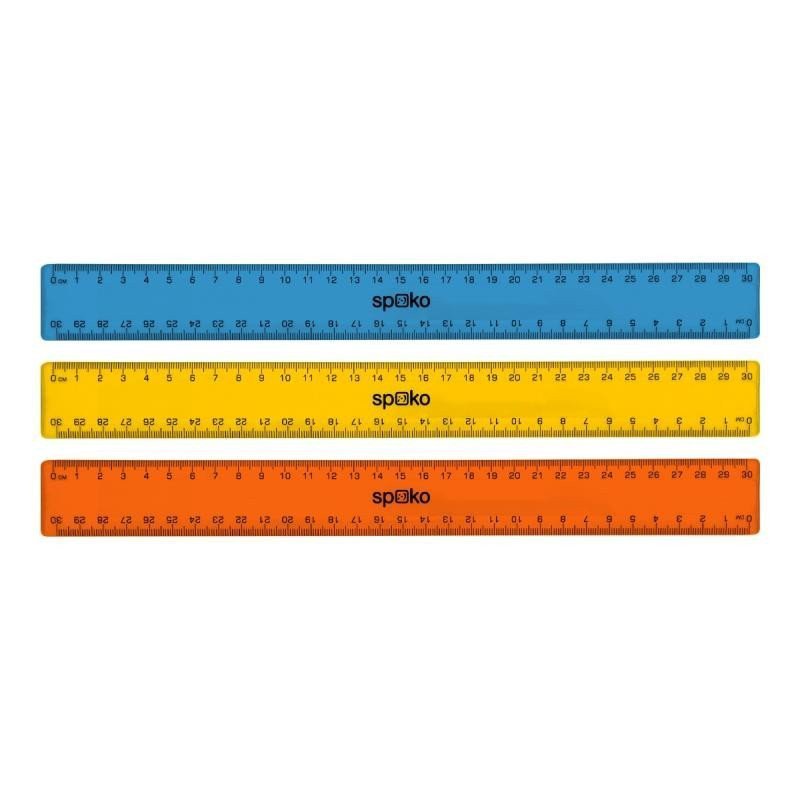 Spoko pravítko 30 cm - mix barev