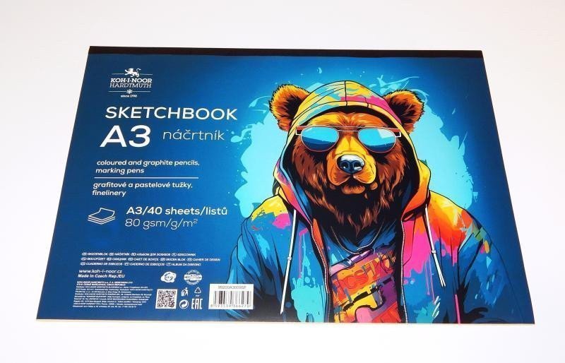 Koh-i-noor náčrtník A3 40 listů 90g