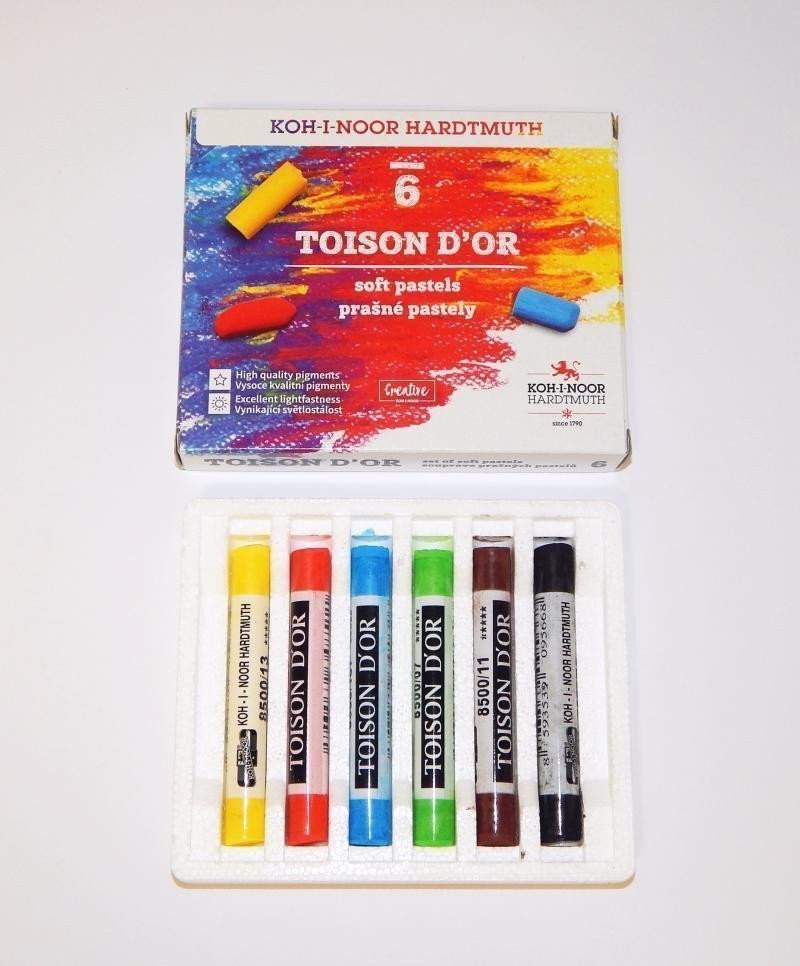 Koh-i-noor prašné pastely TOISON DOR - 6 ks