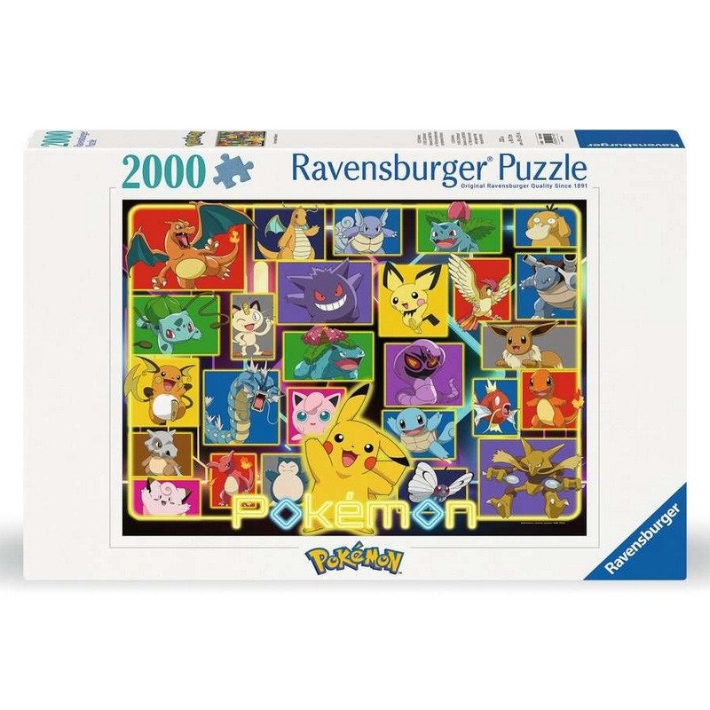 Puzzle Pokémon Chyťte je všechny 2000 dílků
