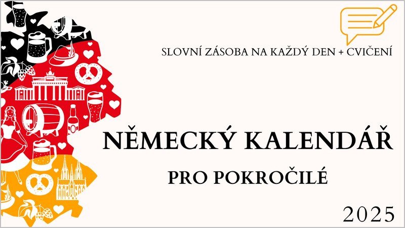 Německý měsíční kalendář 2025 pokročilý