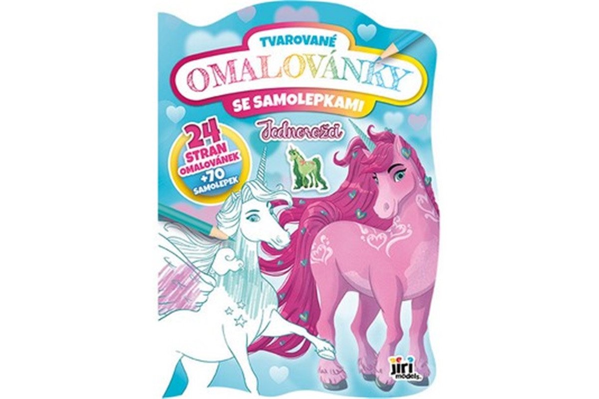 Tvarované omalovánky Jednorožci