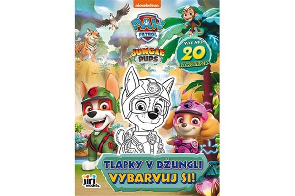 Vybarvuj si Tlapková patrola Tlapky v džungli
