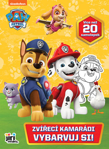 Vybarvuj si Tlapková patrola Kamarádi zvířátka