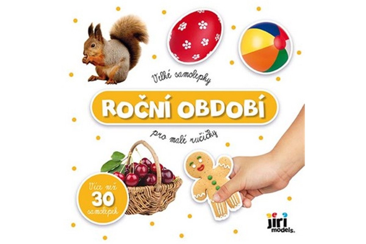 Velké samolepky pro malé ručičky Roční období