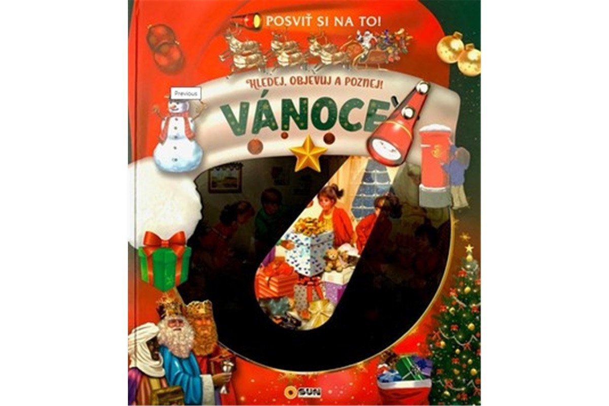 Posviť si na to Vánoce - Knížka s baterkou