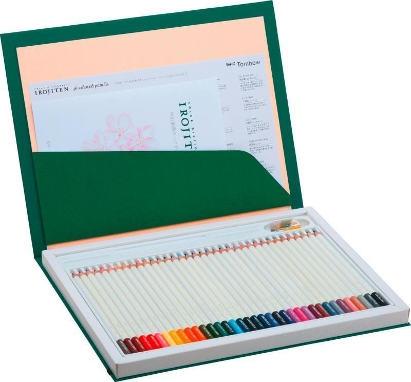 Tombow Pastelky Irojiten - dárkový set 36ks  ořezávátko