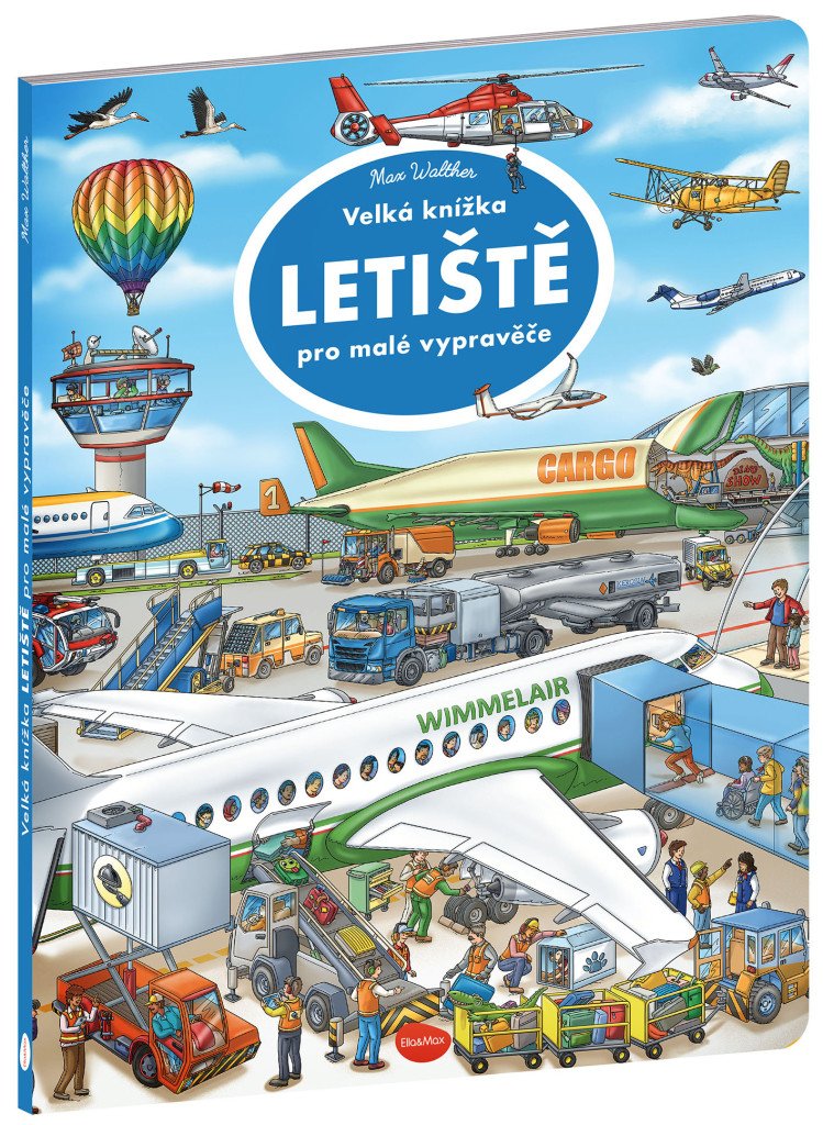 Velká knížka LETIŠTĚ pro malé vypravěče – de Fabianis Valeria Monferto