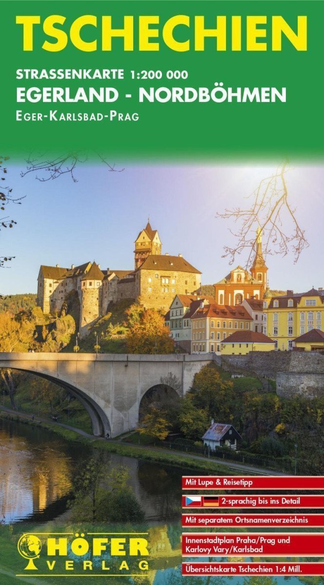 Česká republika Chebsko - Severní Čechy 1200 000  automapa