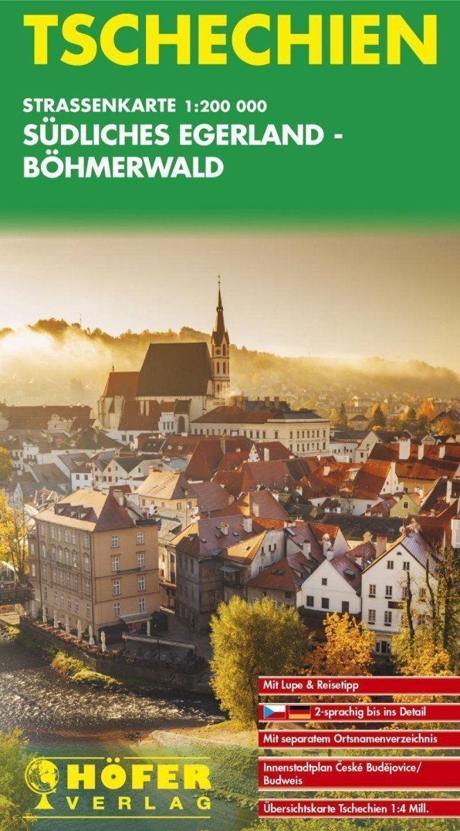 Česká republika Jižní Chebsko – Český les 1200 000  automapa