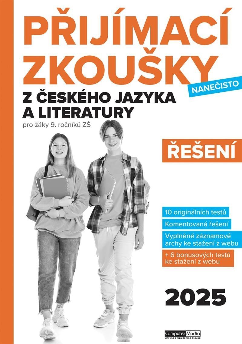 Přijímací zkoušky nanečisto z českého jazyka a literatury pro žáky 9 ročníků ZŠ 2025 - Řešení
