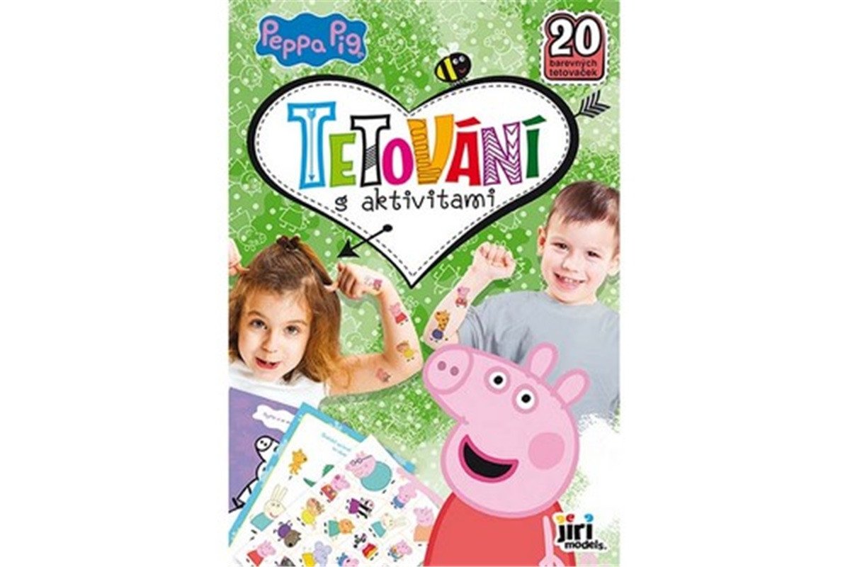 Tetování s aktivitami Prasátko Peppa