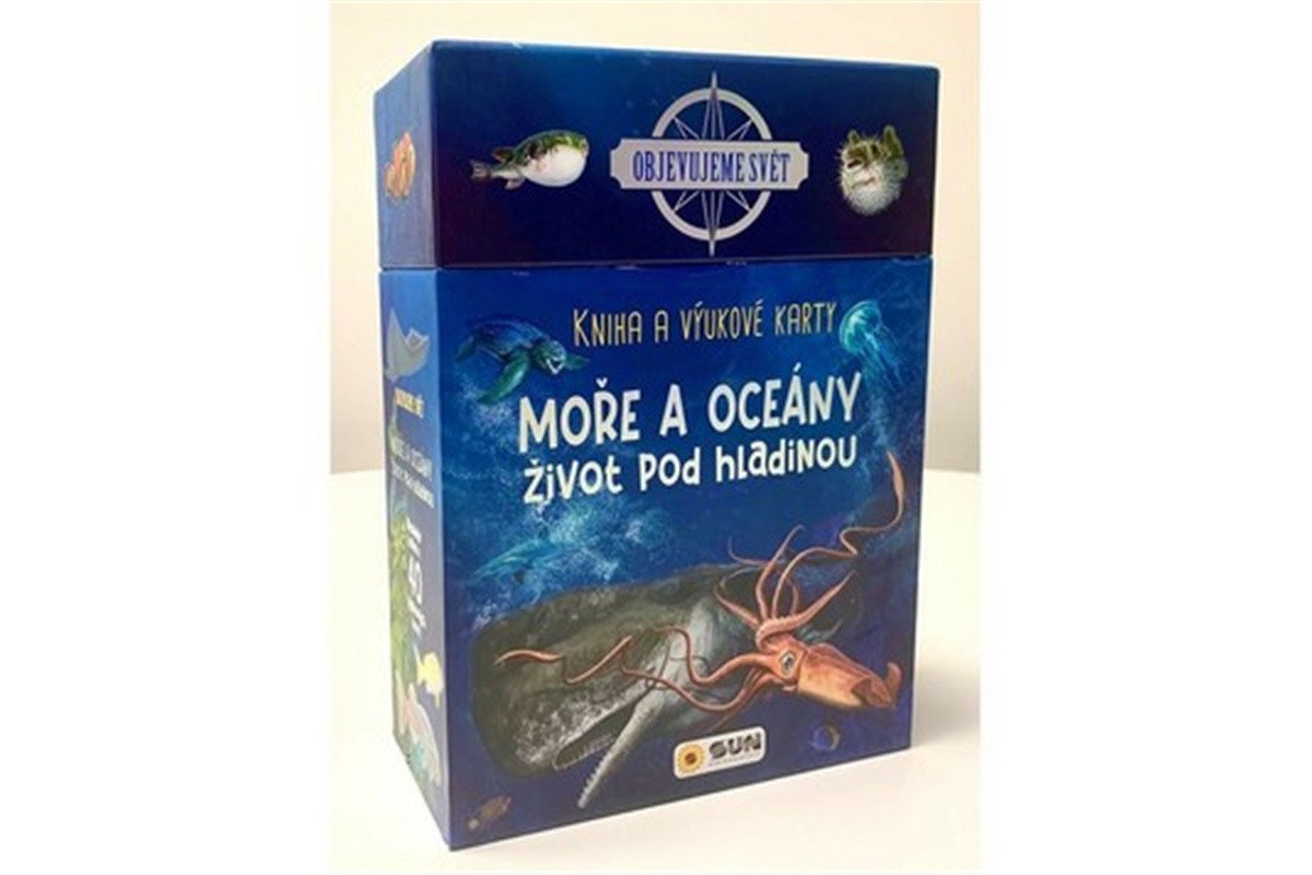 Moře a oceány - Objevujeme svět Dárkový box - kniha  výukové karty