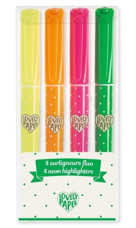 DJECO Neonové zvýrazňovače 4 ks