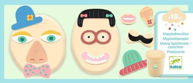 DJECO Modelínový set pro nejmenší Obličeje