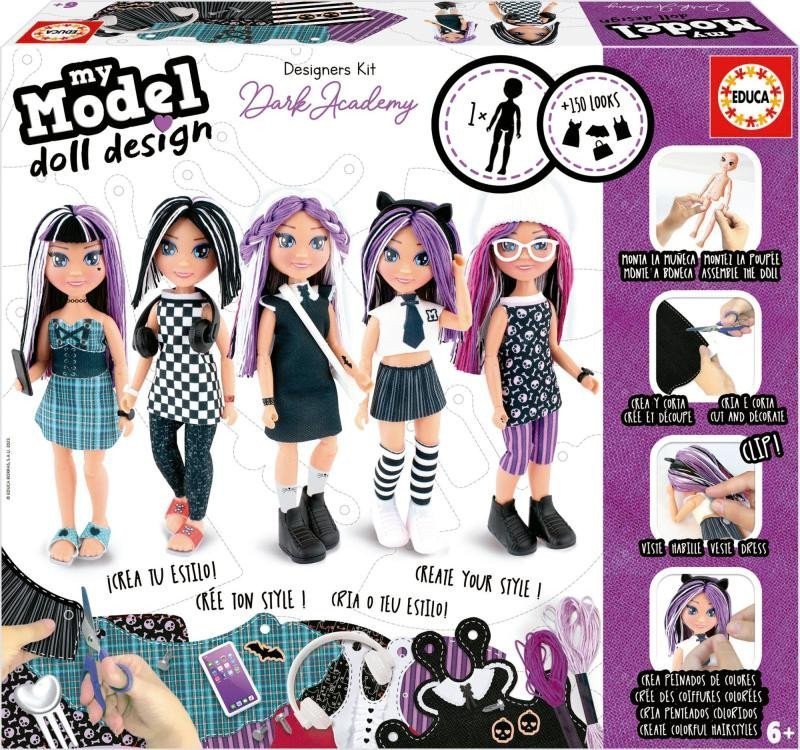 Kreativní sada My Model Doll Design Temná akademie