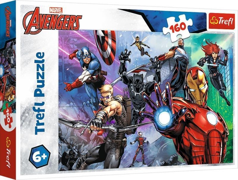 Puzzle Marvel Hrdinové vždy připraveni160 dílků