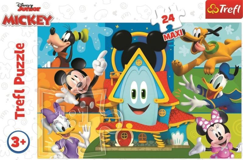 Puzzle Mickeyho klubík Mickey Mouse a kamarádi MAXI24 dílků