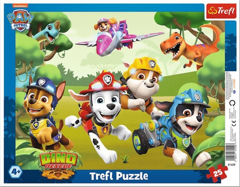 Puzzle Tlapková patrola Úžasné psí triky25 dílků