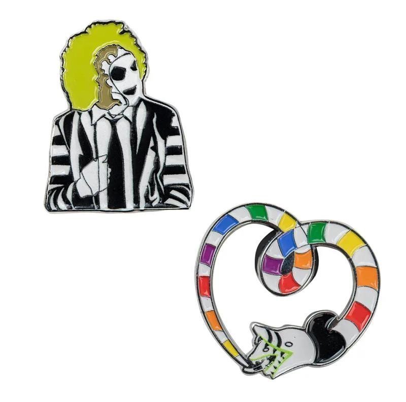 Beetlejuice Odznáčky - Beetlejuice  Sandworm 2 ks