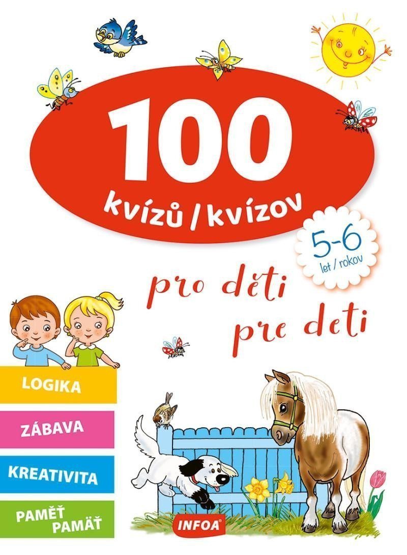 100 kvízů pro děti 5-6 let  100 kvízov pre deti 5-6 rokov