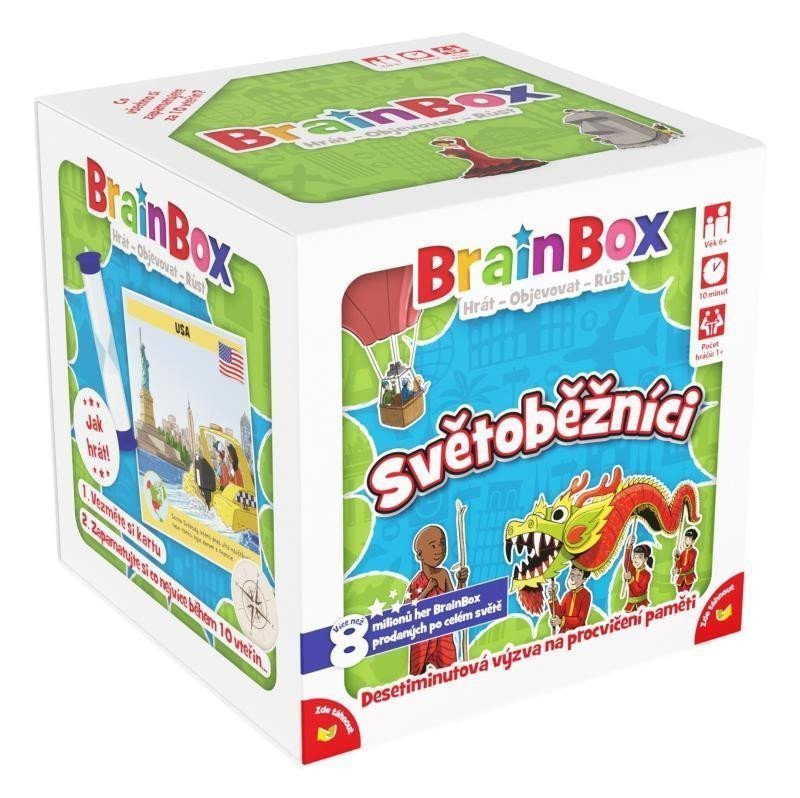 BrainBox Světoběžníci postřehová a vědomostní hra
