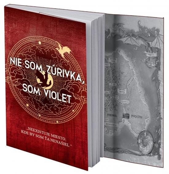 Štvrté krídlo zápisník Nie som Zúrivka som Violet slovensky