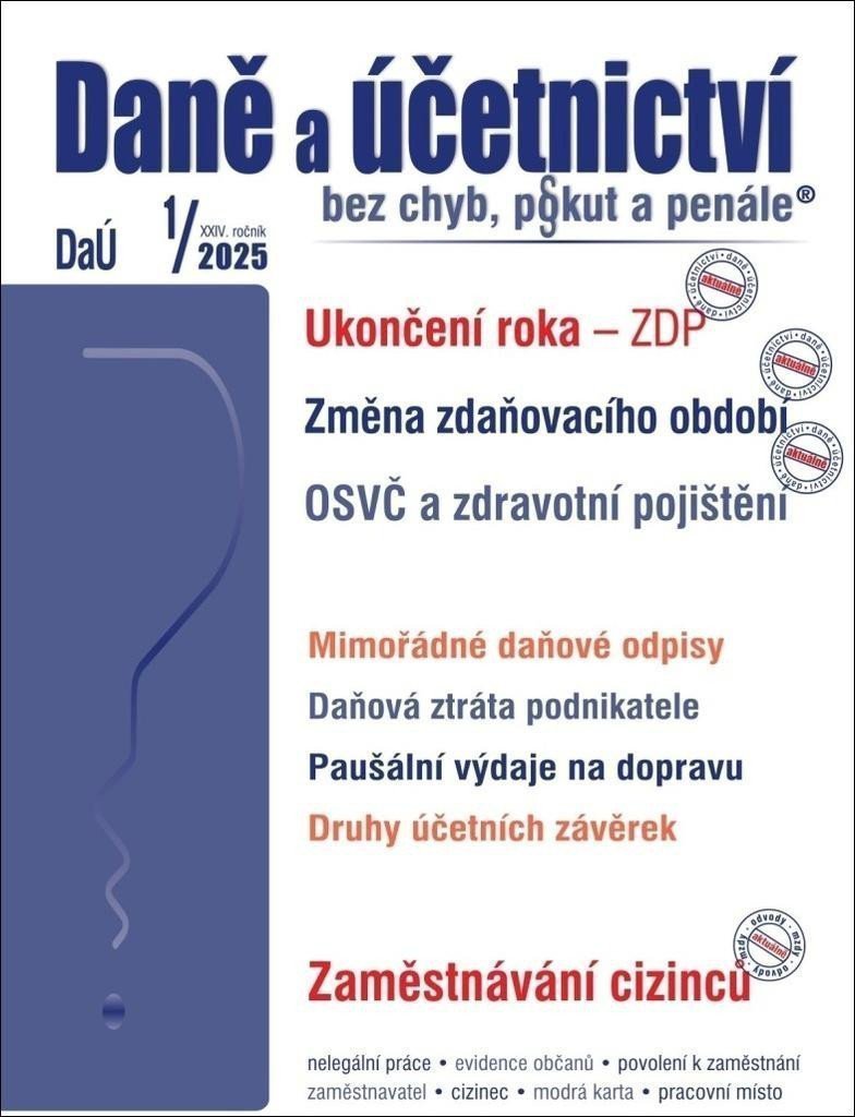DaÚ 12025 Ukončení roka – ZDP