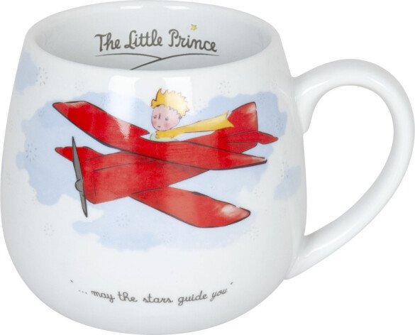 Hrnek buclák - Malý princ v letadle   The little prince Plain