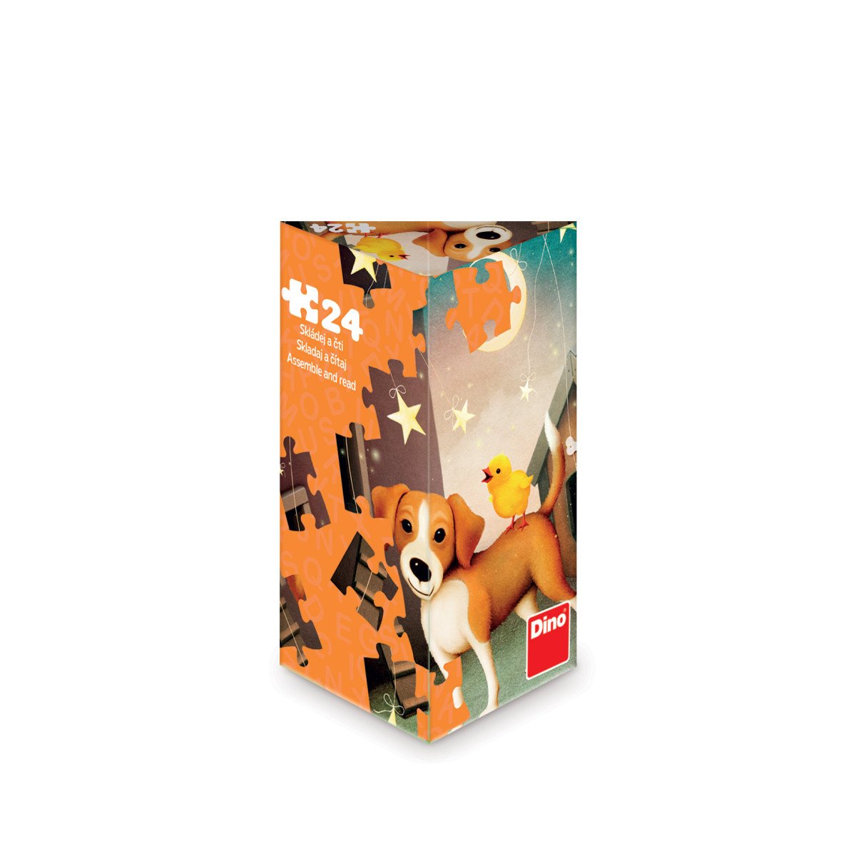 Puzzle triangl Ztracené kuřátko 24 dílků