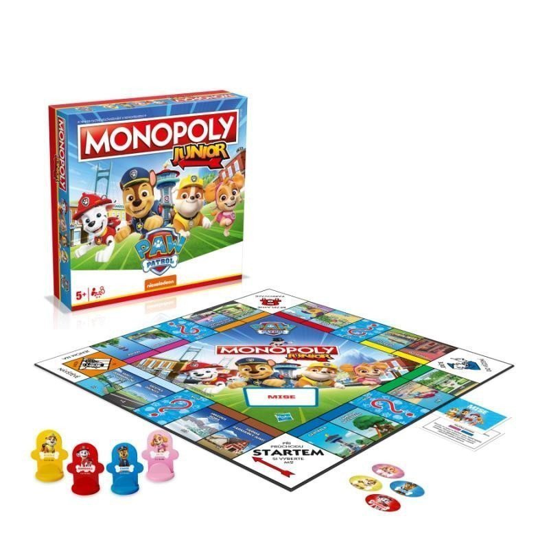 Monopoly Junior Tlapková patrola