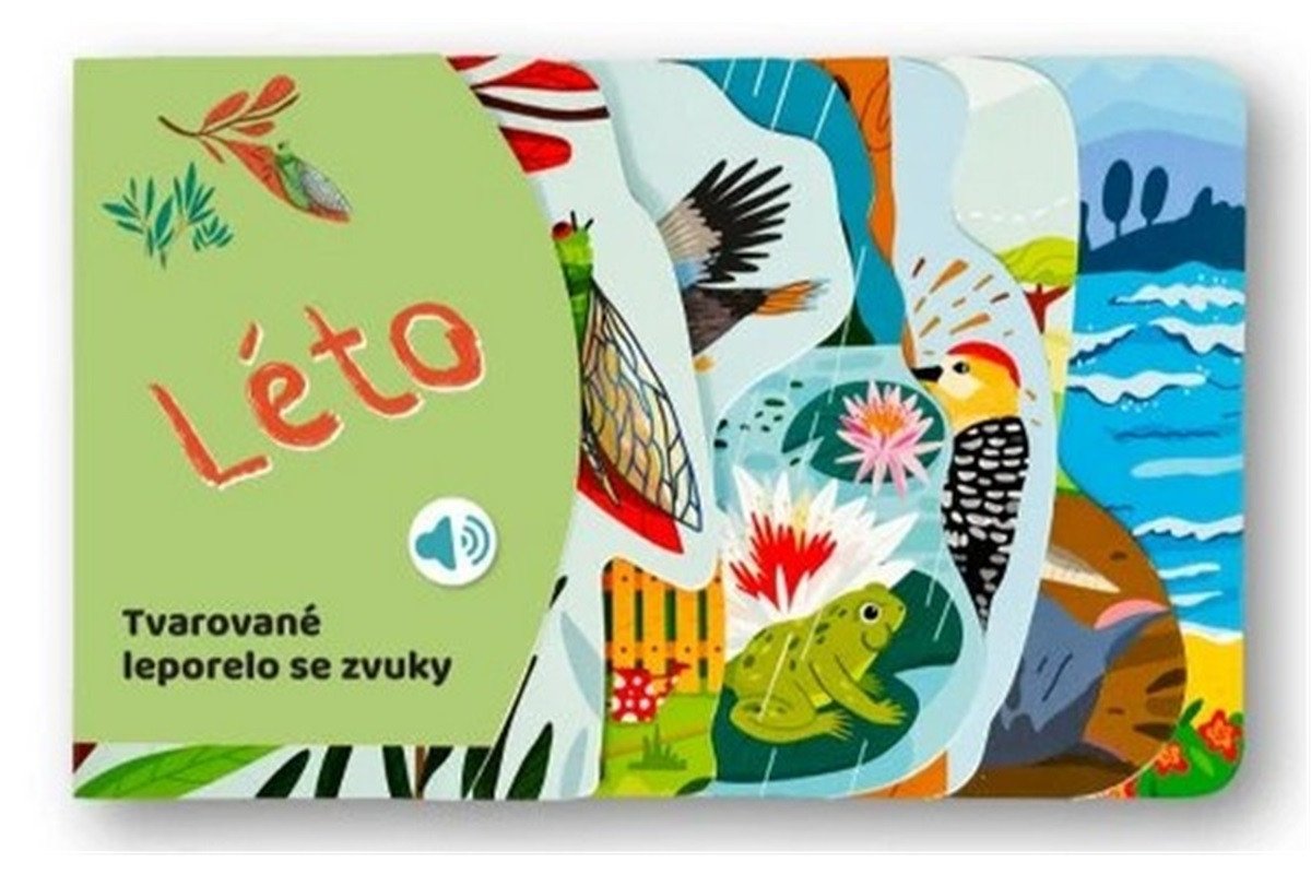 Tvarované leporelo se zvuky Léto
