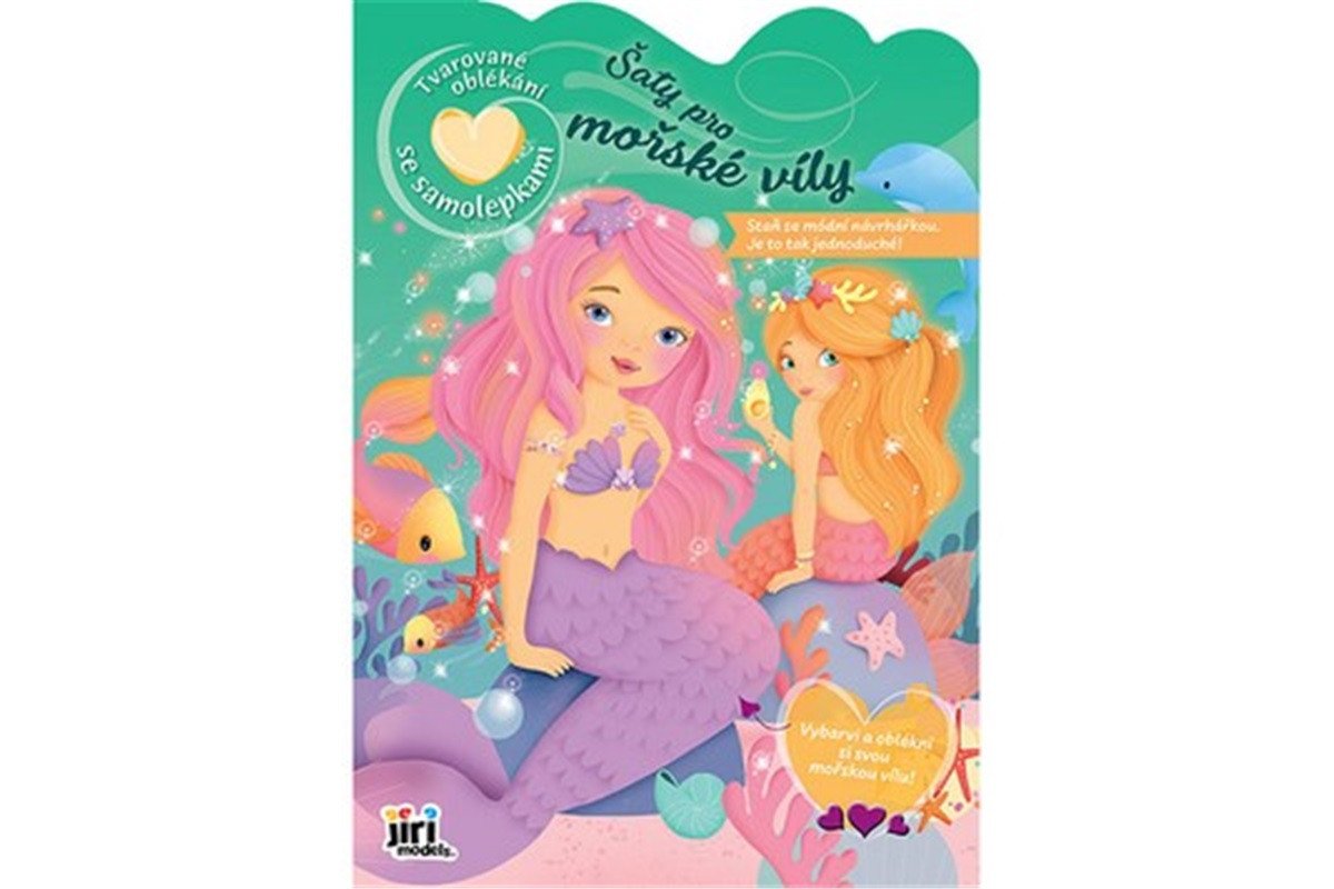 Šaty pro mořské víly - Tvarované oblékání se samolepkami