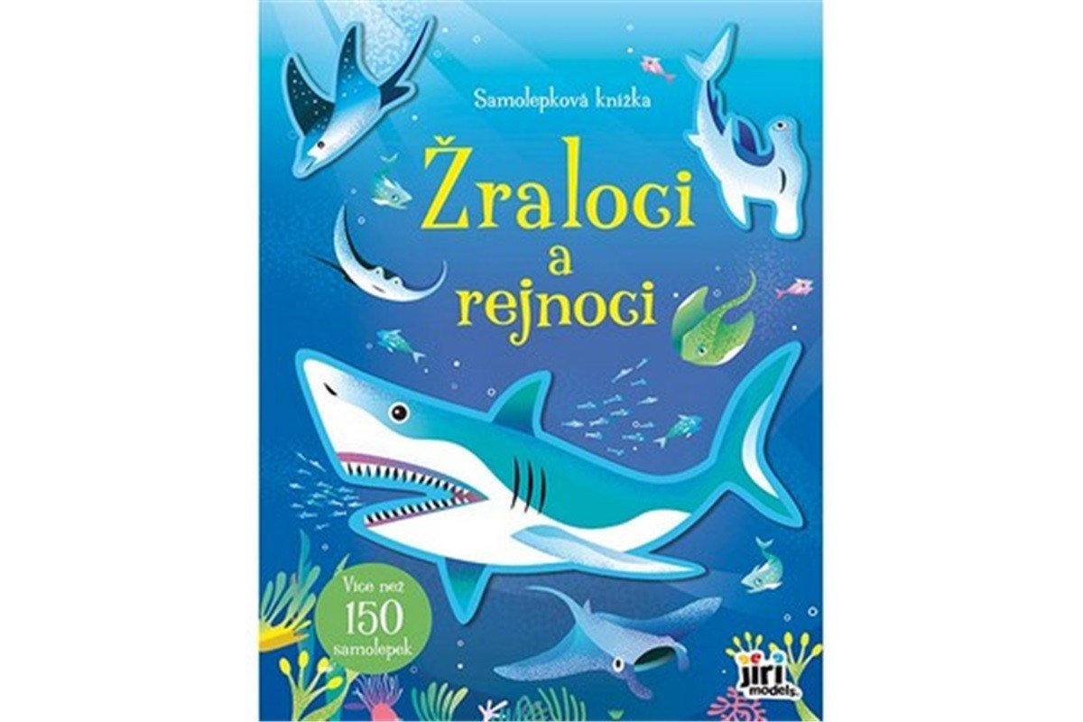 Samolepková knížka Žraloci a rejnoci