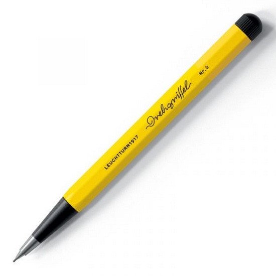 Drehgriffel Nr 2 LemonBlack Bauhaus Edition Mechanical pencil