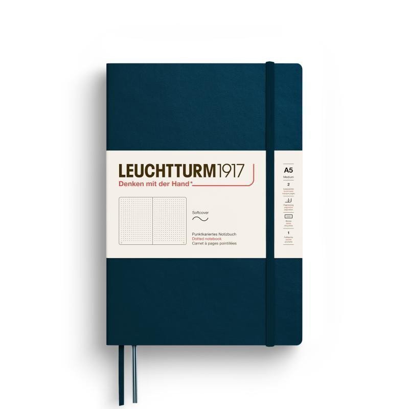 Zápisník Deep Sea Softcover Medium A5 tečkovaný