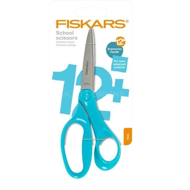 Fiskars Školní nůžky 18 cm světle modrá