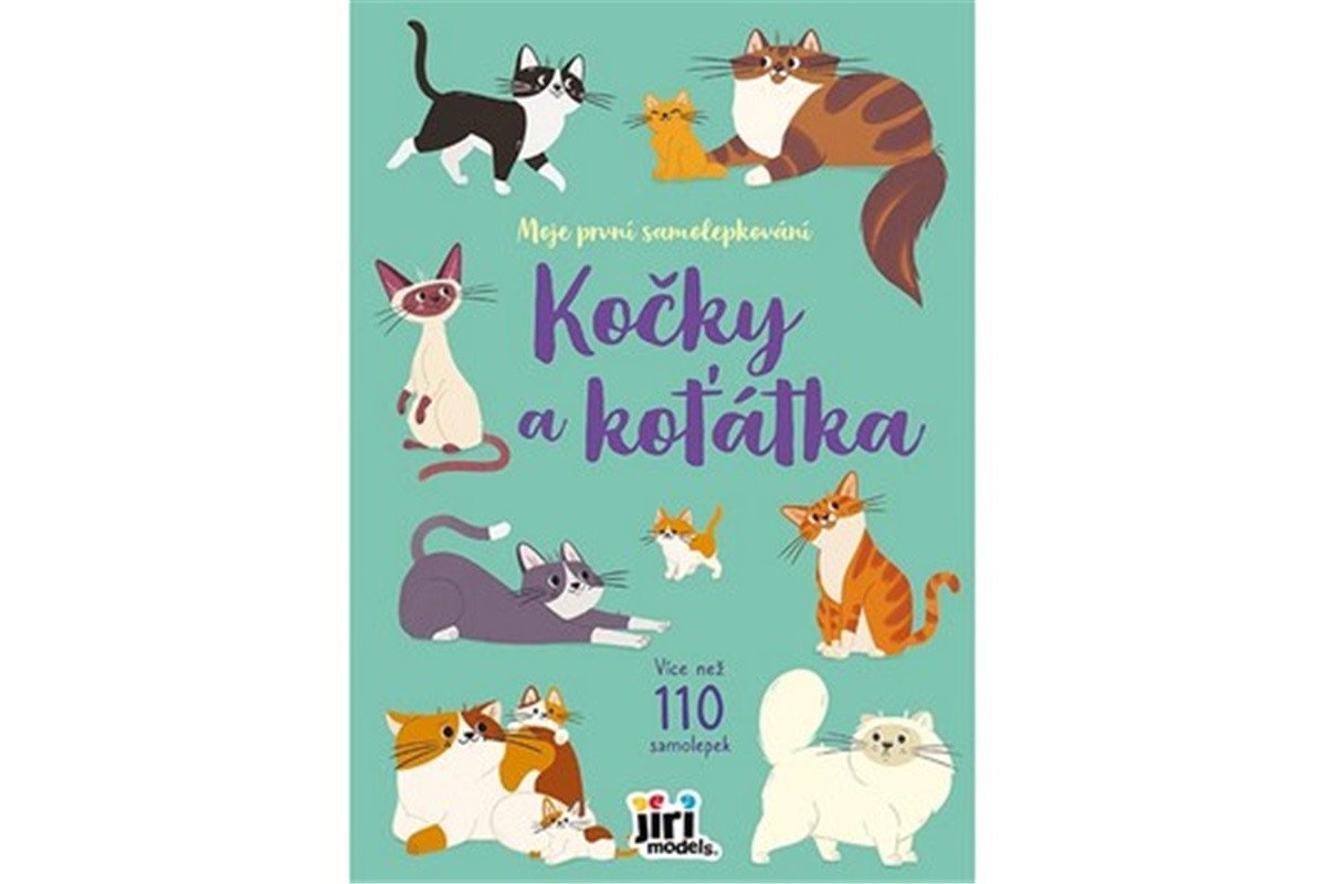 Kočky a koťátka - Moje první samolepkování
