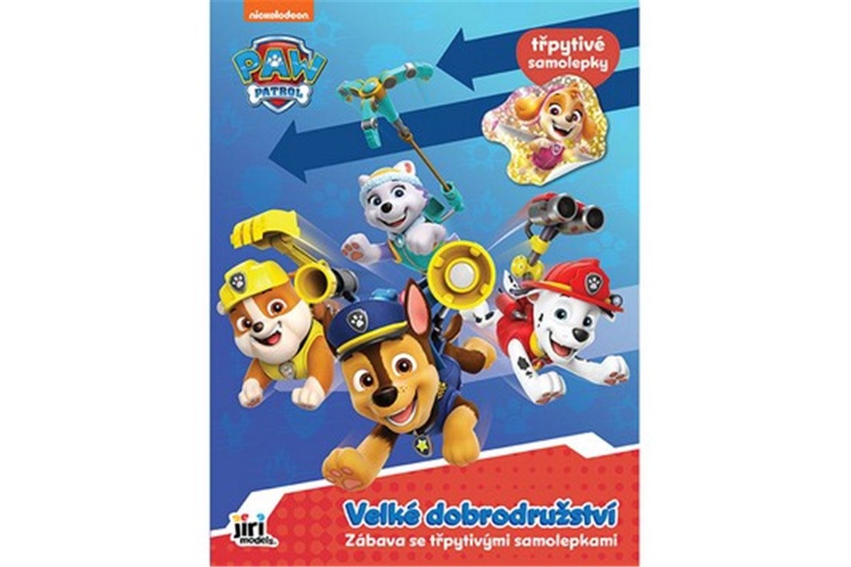 Tlapková patrola - Zábava se třpytivými samolepkami