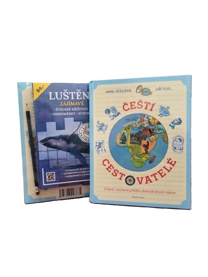 Balíček Čeští cestovatelé  křížovky s tužkou