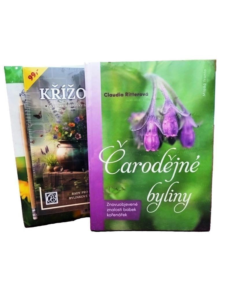 Balíček Čarodějné byliny  křížovky s tužkou