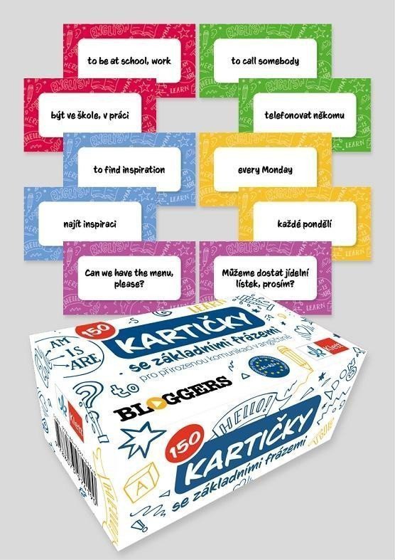 Bloggers 1-5 A1-A2 – frázové kartičky