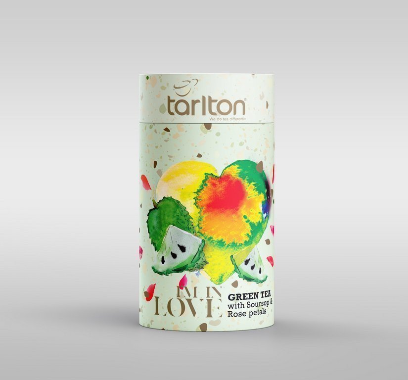 TARLTON Green Love Soursop  Rose petals papír 100g