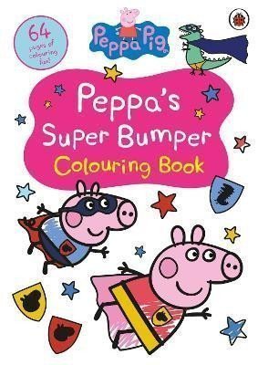 Peppa Pig Peppas Super Bumper Colouring Book – Various