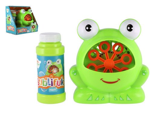 Bublifuk stroj Žába na baterie  náplň