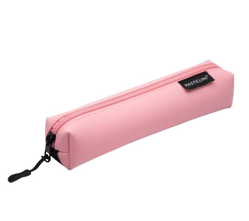Etue PU úzká  elastic PASTELINI růžová