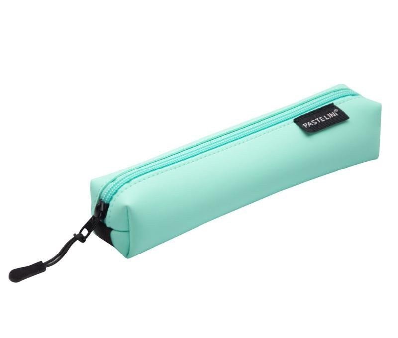 Etue PU úzká  elastic PASTELINI zelená