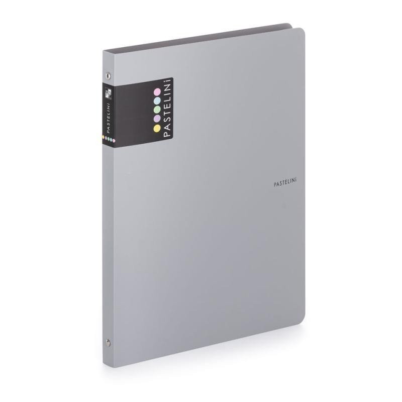 Pořadač PP A4 4kr PASTELINI šedá