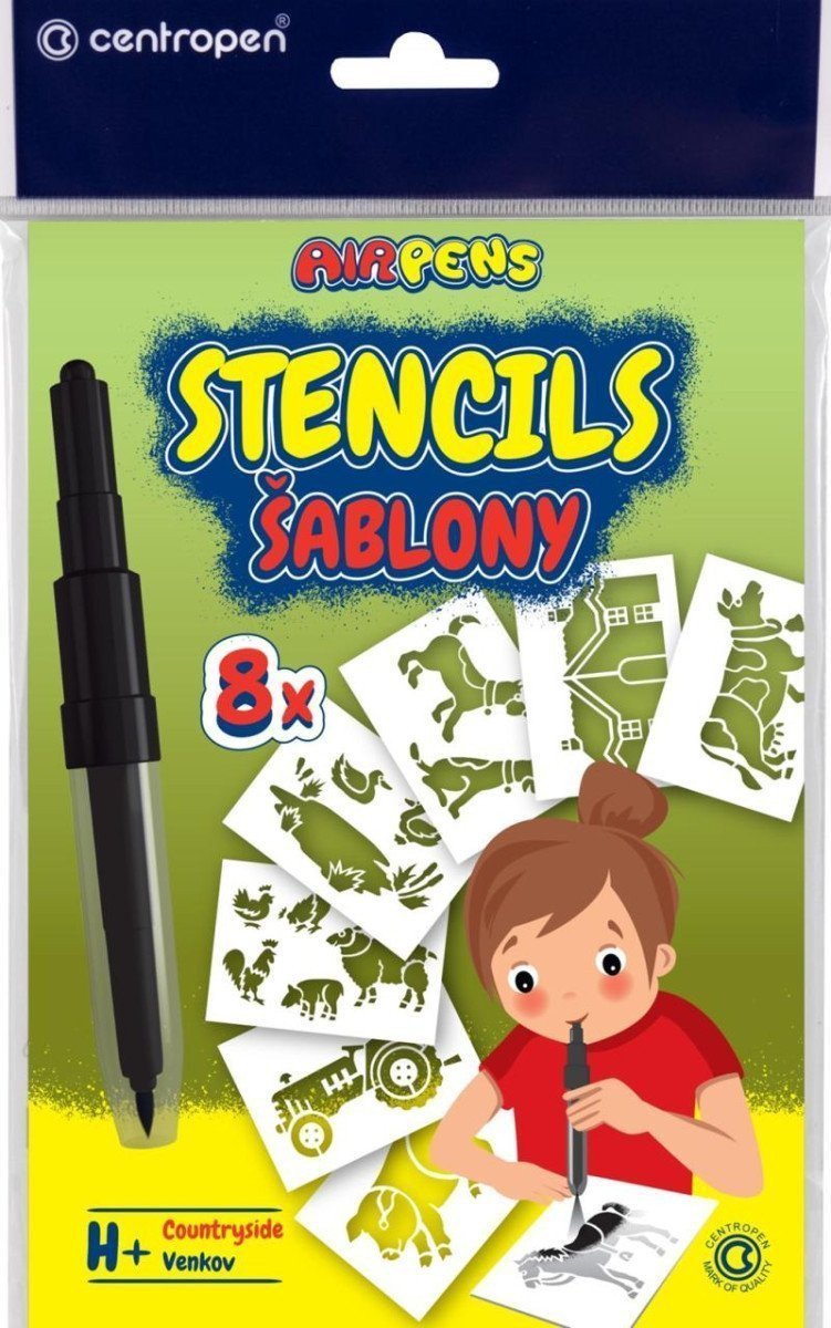 Centropen šablony k foukacím fixům 9996 H farma